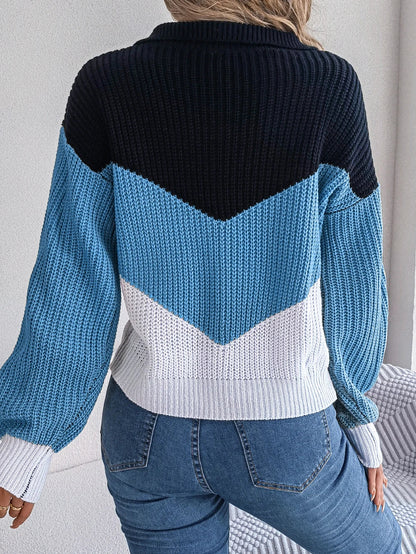 Phaedra | Comfortable Patchwork-Pullover