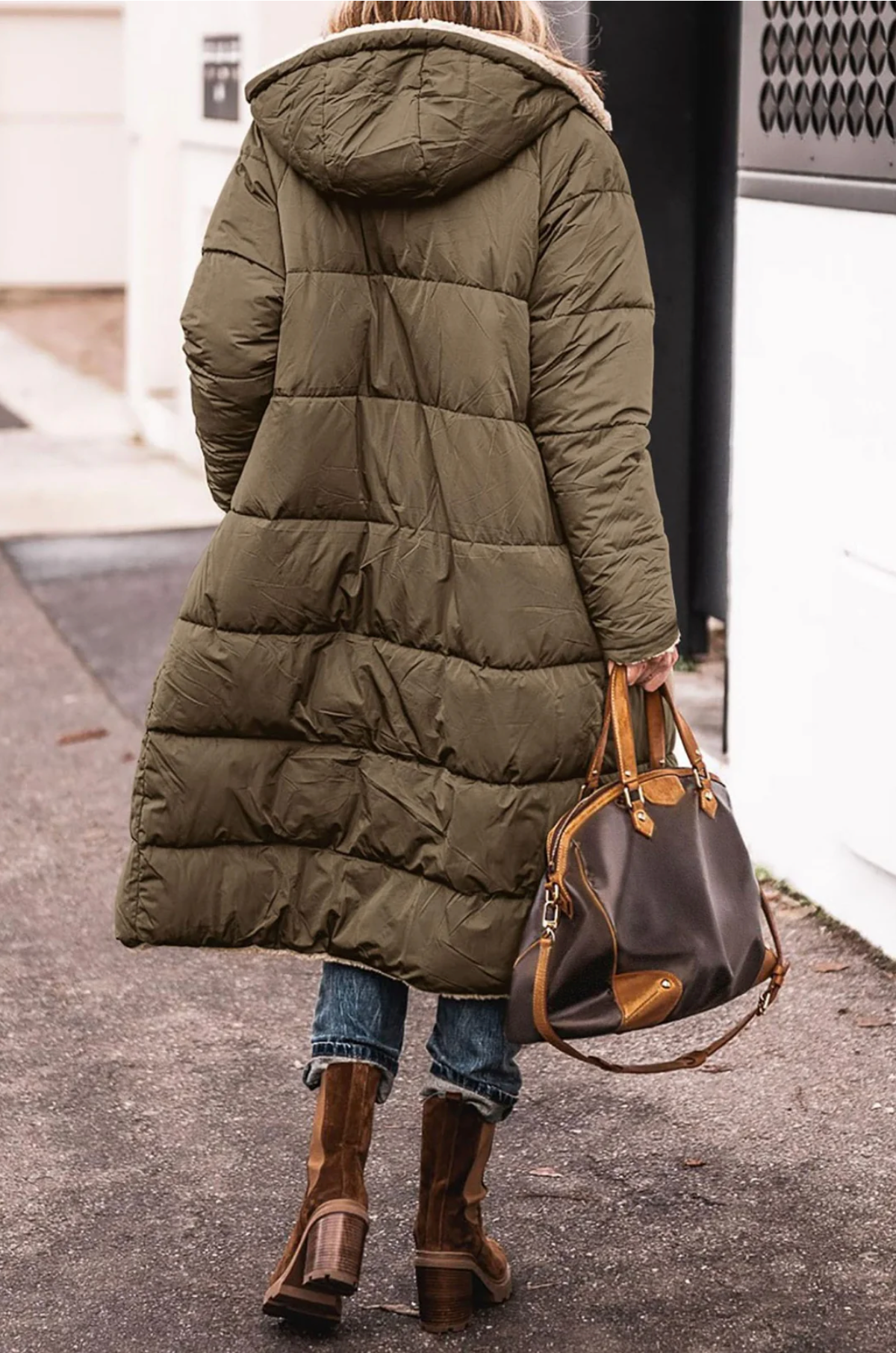 Lyra | Warm Reversible Parka Coat With Sherpa Lining