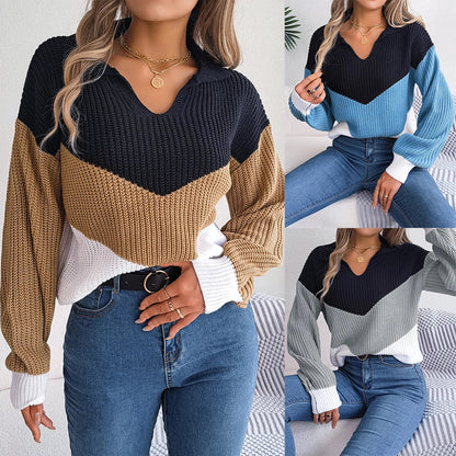 Phaedra | Comfortable Patchwork-Pullover