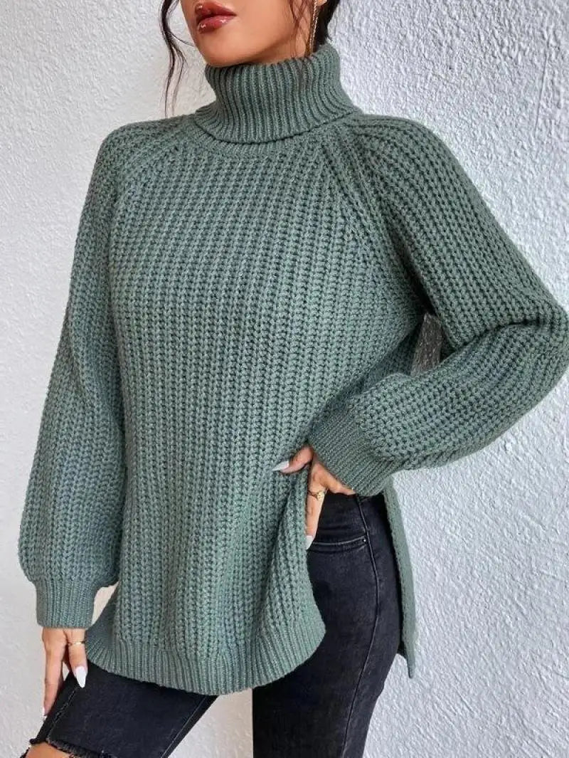 QueenStrick Turtleneck sweater