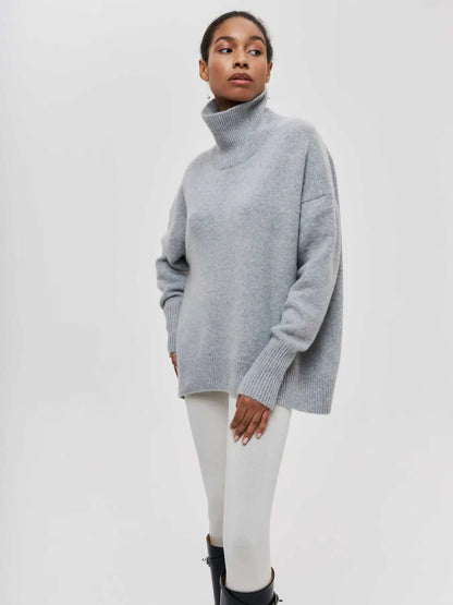 Lara Oversized Turtleneck Sweater