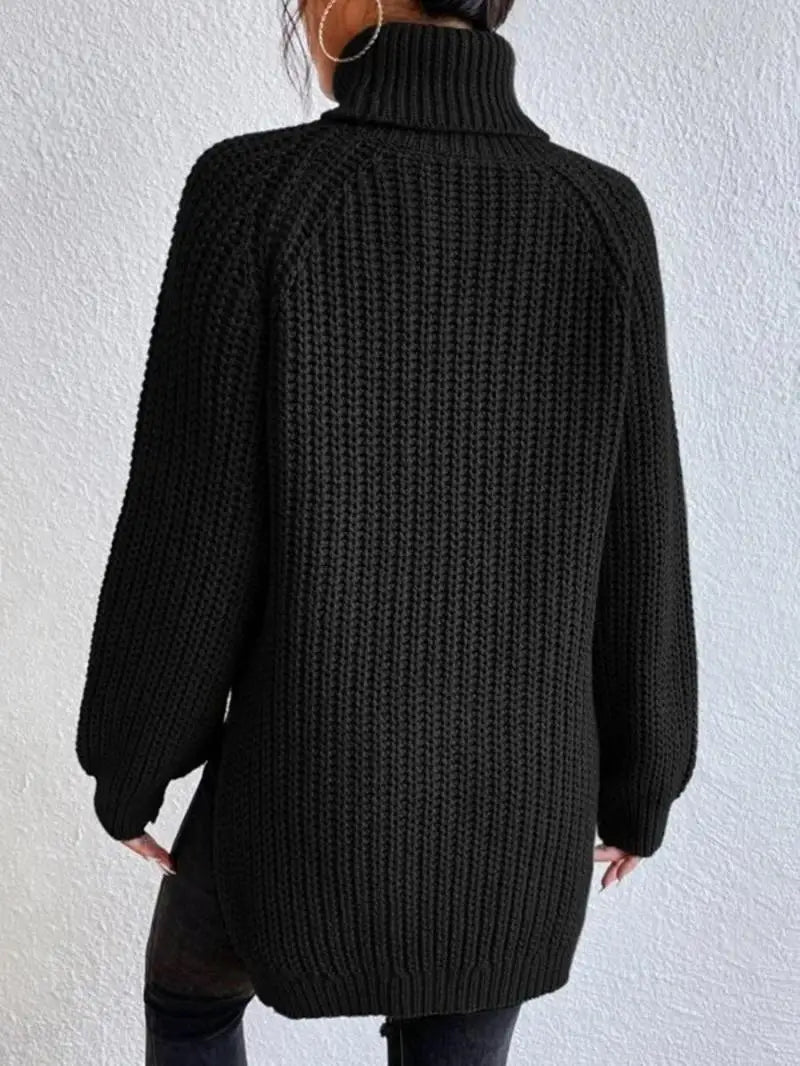 QueenStrick Turtleneck sweater