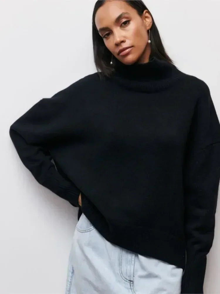 Lara Oversized Turtleneck Sweater