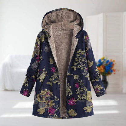 GABRIELLE | FLORAL PRINT WINTER JACKET