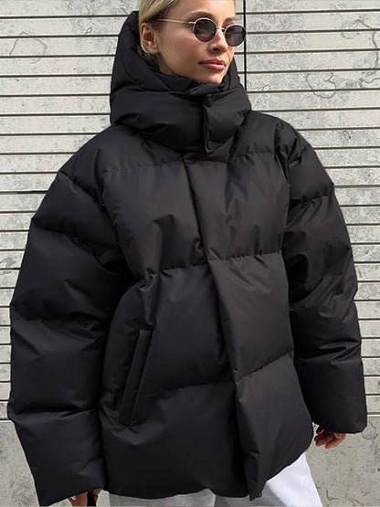 Aura Elegant Puffer Winter Coat for Women