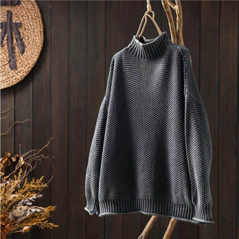 Classic knit sweater for ladies