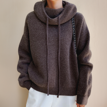 Maria - Merino wool turtleneck sweater