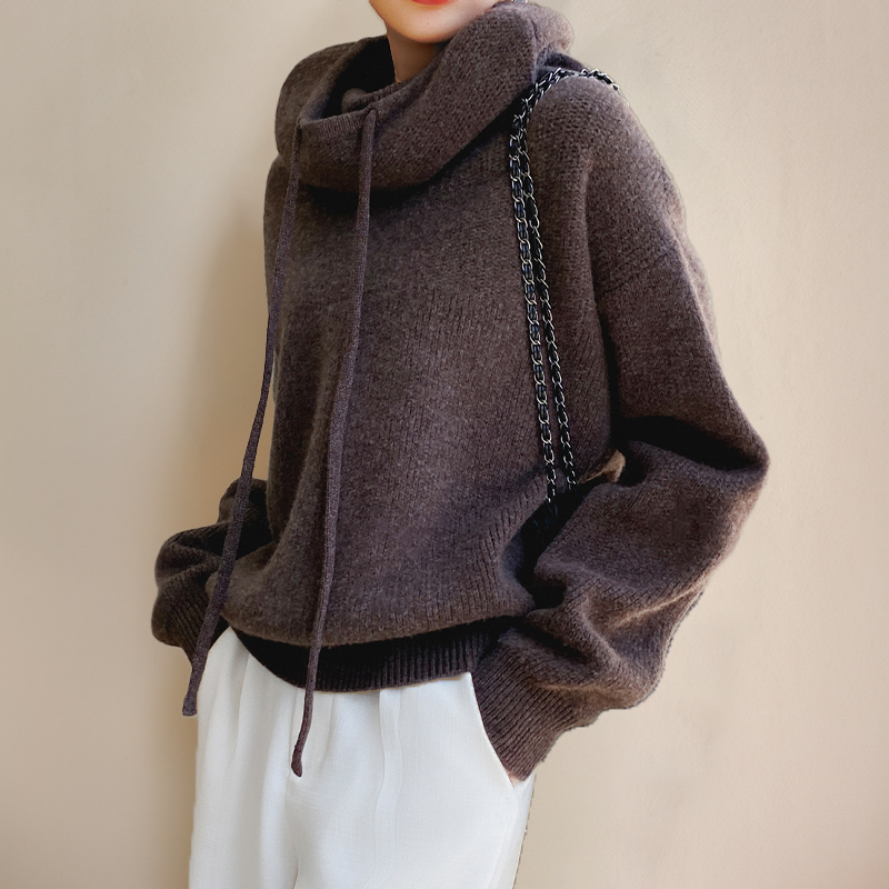 Maria - Merino wool turtleneck sweater