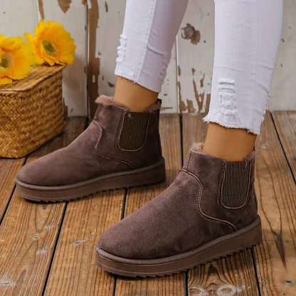 Willow | Fluffy Thermal Slip Snow Boots