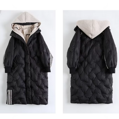 Lesley Quilted Coat with Hood