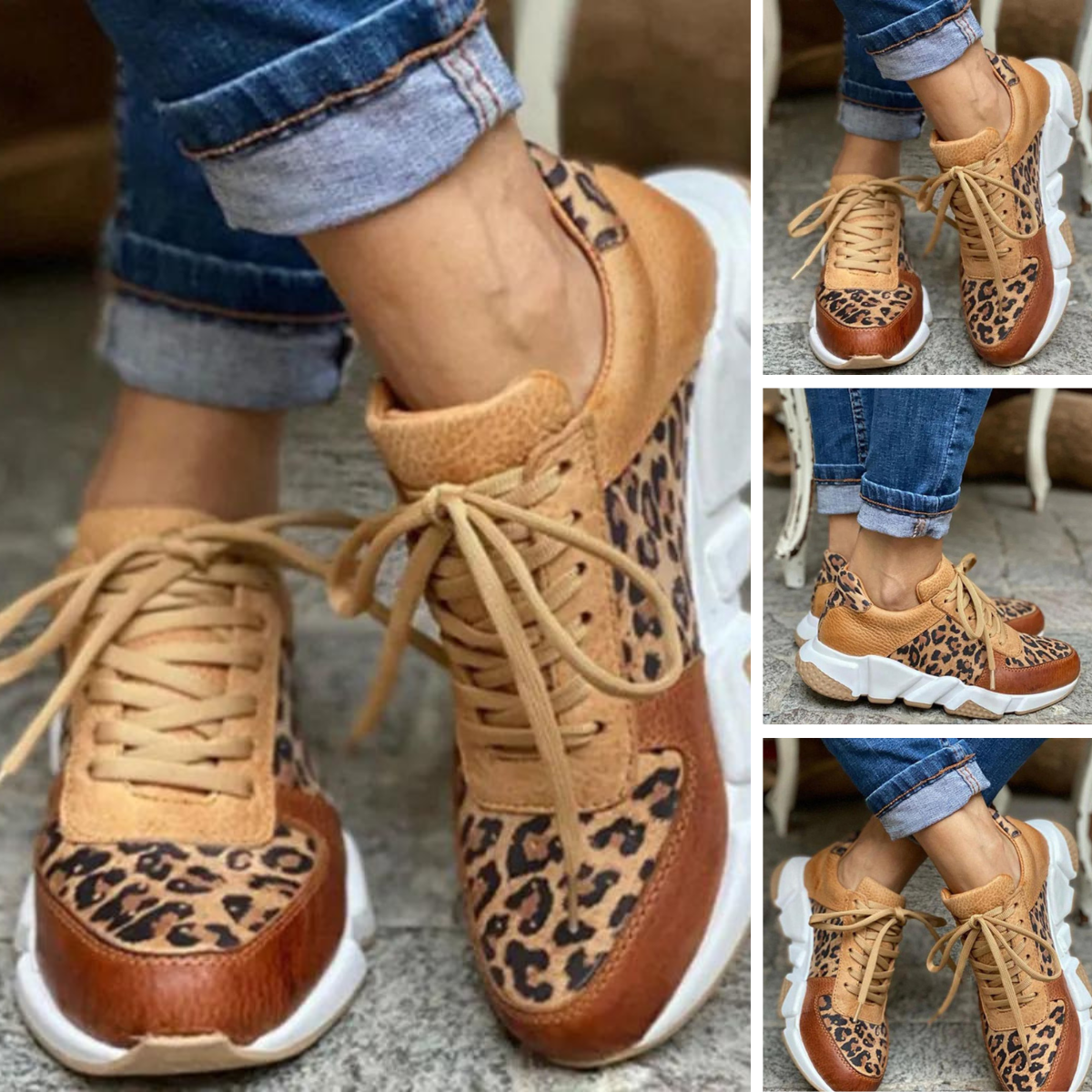 Dorothea | Sneakers With Leopard Print