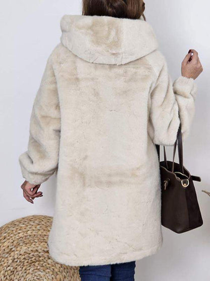 RAINA - FAUX FUR COAT