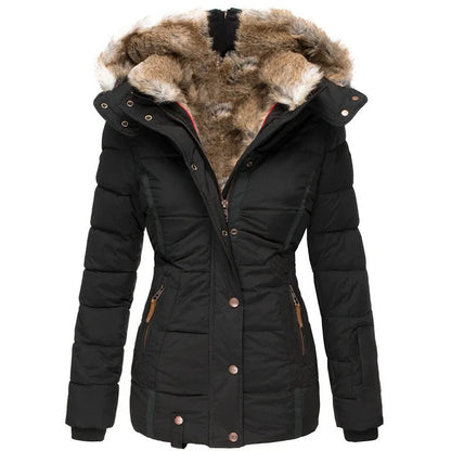 Aisa - Warm winter coat with fur lining