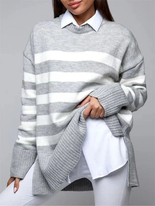 Striped Knitted Sweater